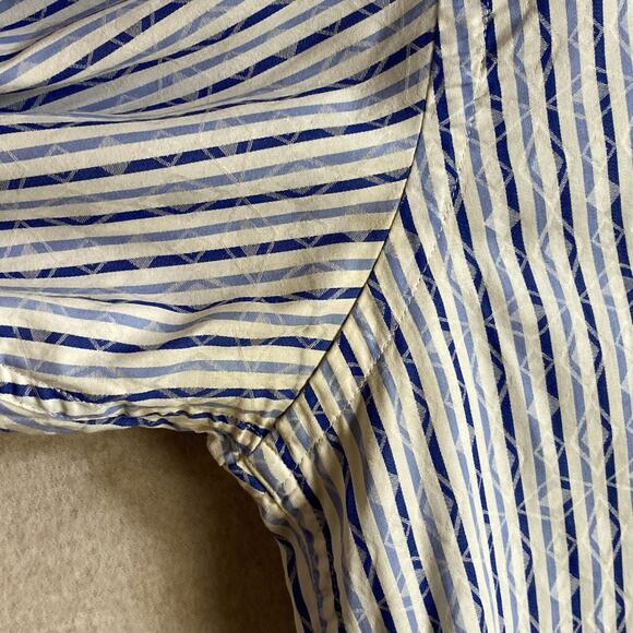 Robert Graham Mens Smoking Bulldog Button Up Shirt Size XL Flip Cuff Artsy Punk - Picture 7 of 15